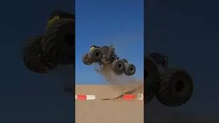 6x6! #monstertruck #monsterjam #stunts #semitruck #offroad #gopro #sendit #6x6 #losi #rc #shorts