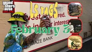 LS TAGS, SHIPWRECK & GUN VAN Locations - FEBRUARY 3| GTA ONLINE