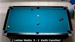 Lothar Mallia vs Keith Camilleri | CISK LAGER NATIONAL SINGLES CHAMPIONSHIP 2025/2026 | Round 2