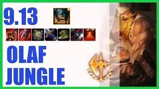 Olaf Jungle Ranked Challenger Build 9.13 - KR Challenger