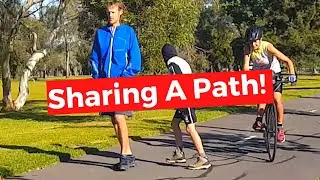 Cyclists VS Pedestrians! The Etiquette Of A Shared Bike Path