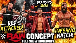 HE ATTACKED THE REF?! 😱 Ignis Brings a BRANDING IRON! WWE Raw Highlights (Chaos)