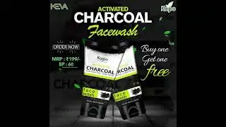 keva charcoal Face wash Buy 1 Get 1 Free contact 7306423509.