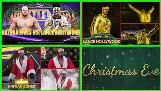 WWE 2K19 Nathan Jones vs Lance Hollywood WDD Christmas Eve Bash 2019