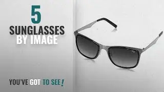 Top 10 Image Sunglasses [2018]: Image Square Sunglasses (Gun Metal and Black) (IMS500C2SG_54)