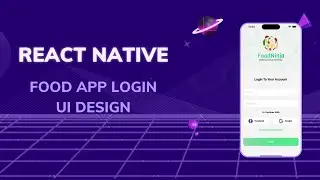 React Native Food App Login UI Design Speed Code