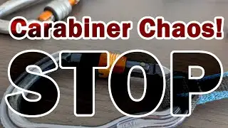 Carrabiner Rubber Stopper - Best Carabiner Keeper for Via Ferrata Beginners (No More Tangles!)