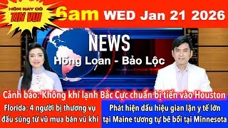 🇺🇸Jan 21, 2026 Cảnh báo: Không khí lạnh Bắc Cực sắp tiến vào Houston, nhiệt độ giảm mạnh cuối tuần