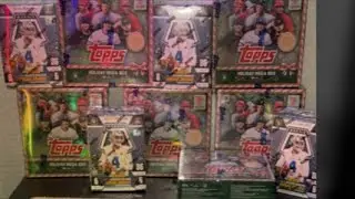 TOPPS & PANINI 2025 Holiday Mega Boxes and Mosaic Blasters RIPS