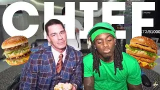 Trying John CENA X Kai CENAT&rsquo;s CHIEF Big Mac