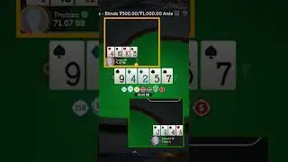 Giselle54 vs. Theblez at 500/1000 PLO #highstakespoker #potlimitomaha #pokerplayers #pokerstars