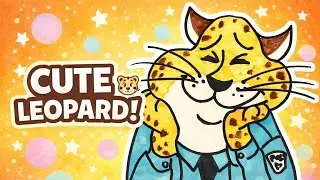 How to Draw Officer Clawhauser 🐆🚓 Easy Cartoon Drawing for Kids | Zootopia Art Series