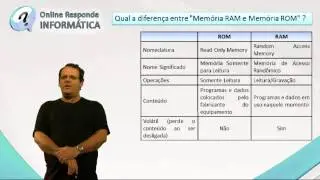 Inform&aacute;tica para concursos p&uacute;blicos - Diferen&ccedil;as entre Mem&oacute;ria RAM e ROM