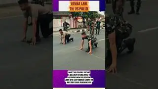 TNI VS POLISI LOMBA LARI‼️ #viral #videoshort #bravotnipolri