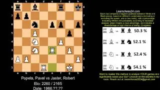 Queen's Gambit Declined  the move that transforms a quiet position    Popela Pavel vs Jaster Robert