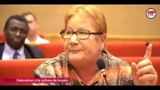 #Collogue de la CEFOM (les &eacute;changes avec le public) : MARTINE COURNET