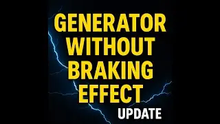 GENERATOR WITHOUT BRAKING EFFECT &ndash; UPDATE