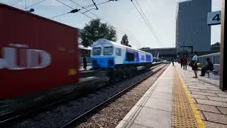 CTR Freight Class 66248 - Passing Though Ealing Brodway - 22/04/23