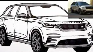 range rover drowning #drawing #panting #art #car