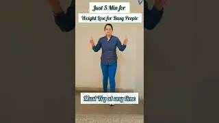 5 Mins for Busy People 😉🤗#fitness #weightloss #shorts #trending #exercise
