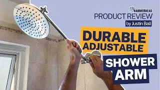How to Adjust the Height of Your Shower with a Durable Adjustable Shower Arm by HammerHead Showers