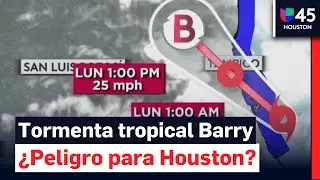 Tormenta tropical Barry: &iquest;qu&eacute; se sabe del sistema y c&oacute;mo est&aacute; afectando al sureste de Texas?