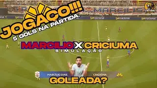 A ESTREIA! Simulei Marcílio Dias x Criciúma: O Tigre começou bem? (Catarinense 2026)