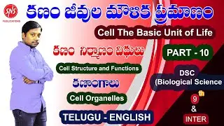 Class 8 || Biology || Cell: The basic unit of life || Part - 10| Telugu Medium | SNS Publications