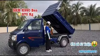 Chi tiết về SRM K990 Ben 970kg – xe ben mini giá tốt, thùng 2m chở vật liệu cực tiện 💯