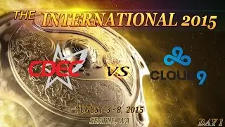 dota 2 The International 2015 Cloud 9 vs CDEC  Day 1