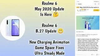 Realme 6 May Update | Realme 6 New Charging Animation | Realme 6 Game Space Not Working ~ Rocko RJ 😈