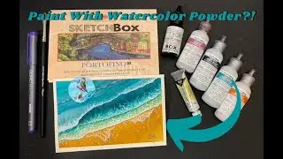 Sketchbox Watercolor Powder Premium Box Watercolor Seascape