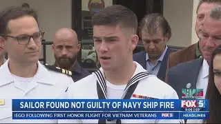 Sailor Found Not Guilty of Navy Ship Fire