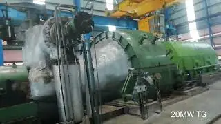 20MW Turbine Generator power plant works| Synchronous generator,