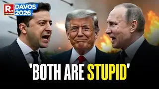 World Economic Forum 2026:  Trump Throws Several Claims On Ukraine War, Calls Both Leaders 'Stupid'