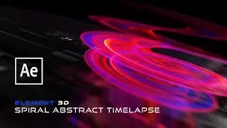 Element 3d Tutorial |Element 3D Spiral Abstract Tutorial