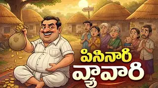 పిసినారి వ్యాపారి|Telugu Moral Stories | Telugu Kids Stories | Telugu Cartoons Telugu Audio Stories