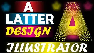A Latter Design in Adobe Illustrator