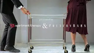 Bar Cart Basics | Pottery Barn & Apartment Therapy