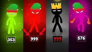 Stickman Party - Tournament Mode 1234 Player Random | Gameplay Walkthrough Part 110 MiniGames Update