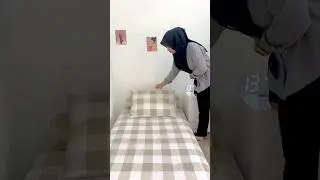 Transformasi kamar kost setiap pulang magang dari messy ke cozy🧸🍃  #dailyvlog #dayinmylife #fyp