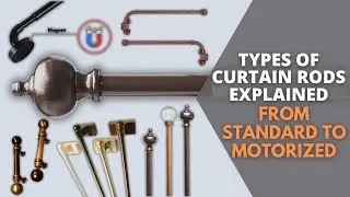 15 Types of Curtain Rods Explained | Which One is Right for Your Home?