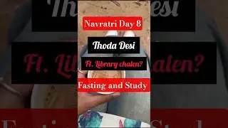 9 Days fasting and study for 6 Hours.#navratri #navratri2025 #viral #study #shorts #upsc #trending