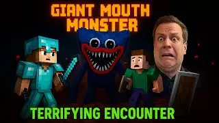 This Giant Mouth Monster in Minecraft Huggy Plays Is TERRIFYING