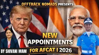 ALL NEW APPOINTMENTS for AFCAT I 2026 by Shivani mam #afcat #afcatexam #afcatgk