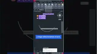🚀 Learn how to close an arc automatically in AutoCAD | #autocadtips