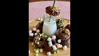 DONAS DE PÁTANO CON CHOCOLATE ● Banana and Chocolate Donuts ● Chef Yolo ● La Sazón del Corazón