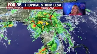 Track the Tropics: Tropical Storm Elsa makes landfall on Florida coast