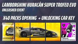 Lamborghini Huracan Super Trofeo Evo -  Unleashed Event | Car Key Unlock | Asphalt Legends