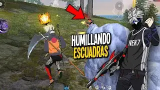 HUMILLANDO ESCUADRAS EN BR CLASIFICATORIA #1 ☠️💙 NEK vs GRAN MAESTROS 😨 FREE FIRE